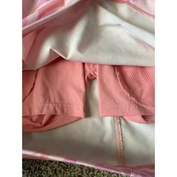 Columbia Omni- Shield Bogata Bay Pink Printed Skort Active Woman’s Size Small - Picture 4 of 11